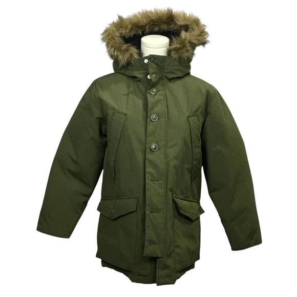 🏕️❄️ GAP Kids Faux Fur Hooded Parka ❄️🏕️ - Picture 1 of 4